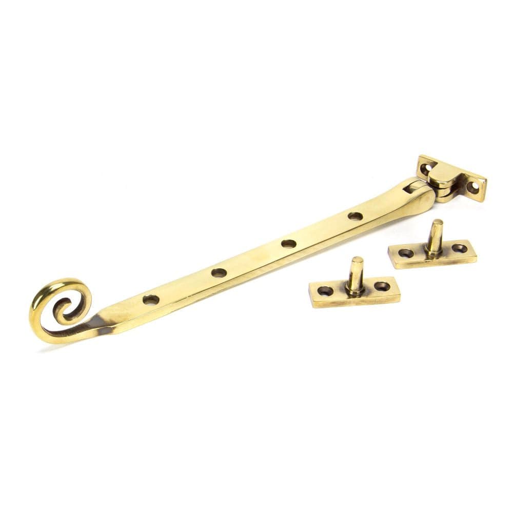 From The Anvil Window Furniture Aged Brass / 10"/250mm From The Anvil - Aged Brass 10" Monkeytail Stay