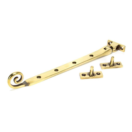 From The Anvil Window Furniture Aged Brass / 10"/250mm From The Anvil - Aged Brass 10" Monkeytail Stay