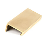 From The Anvil Cabinet Hardware Aged Brass / Edge Pull / 100mm From The Anvil - Aged Brass 100mm Plain Edge Pull