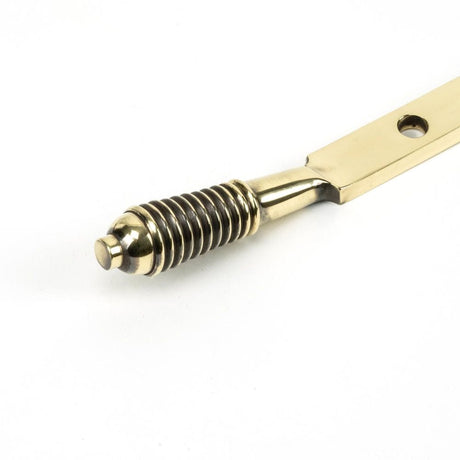 From The Anvil Window Furniture Aged Brass / 12"/300mm From The Anvil - Aged Brass 12" Reeded Stay