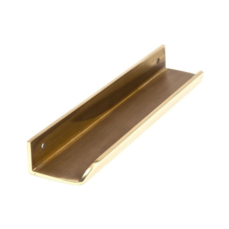 From The Anvil Cabinet Hardware Aged Brass / Edge Pull / 200mm From The Anvil - Aged Brass 200mm Moore Edge Pull