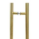 From The Anvil Door Furniture Aged Brass / Back to Back Fixing Pack From The Anvil - Aged Brass (316) 1.8m T Bar Handle B2B 32mm