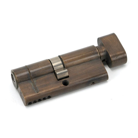 From The Anvil Locks & Latches Aged Brass / Euro Cylinder & Turn / 35 x 35mm From The Anvil - Aged Brass 35/35 5pin Euro Cylinder/Thumbturn KA