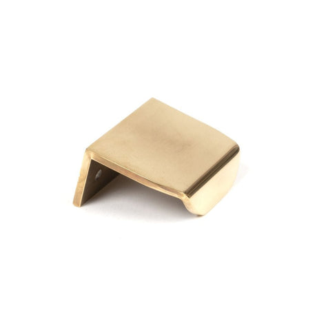 From The Anvil Cabinet Hardware Aged Brass / Edge Pull / 50mm From The Anvil - Aged Brass 50mm Moore Edge Pull