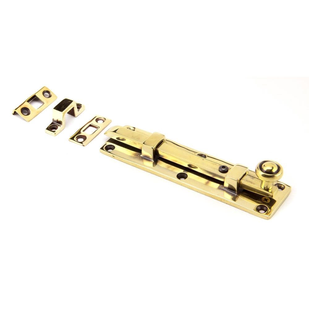 From The Anvil Accessories Aged Brass / Straight Surface Bolts / 150mm / 6" From The Anvil - Aged Brass 6" Universal Bolt