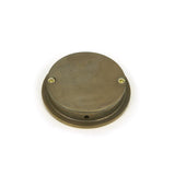 From The Anvil Door Furniture Aged Brass / Flush Handle / Round From The Anvil - Aged Brass 60mm Plain Round Pull