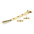 From The Anvil Window Furniture Aged Brass / 8"/200mm From The Anvil - Aged Brass 8" Hammered Newbury Stay