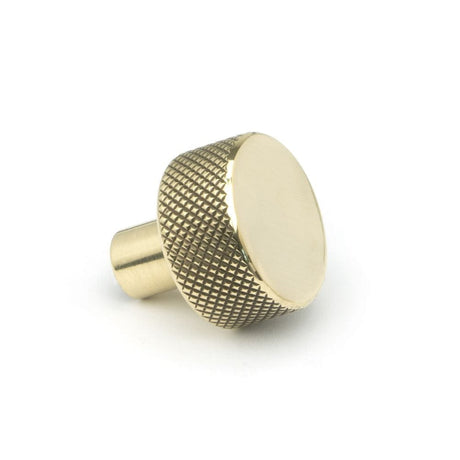 From The Anvil Cabinet Hardware Aged Brass / Cabinet Knobs / 25mm Dia. From The Anvil - Aged Brass Brompton Cabinet Knob - 25mm (No rose)