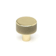 From The Anvil Cabinet Hardware Aged Brass / Cabinet Knobs / 25mm Dia. From The Anvil - Aged Brass Brompton Cabinet Knob - 25mm (No rose)
