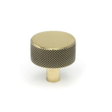From The Anvil Cabinet Hardware Aged Brass / Cabinet Knobs / 32mm Dia. From The Anvil - Aged Brass Brompton Cabinet Knob - 32mm (No rose)