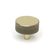 From The Anvil Cabinet Hardware Aged Brass / Cabinet Knobs / 38mm Dia. From The Anvil - Aged Brass Brompton Cabinet Knob - 38mm (No rose)