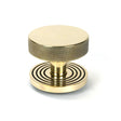 From The Anvil Door Furniture Aged Brass / Beehive Centre Door Knob From The Anvil - Aged Brass Brompton Centre Door Knob (Beehive)