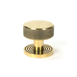 From The Anvil Door Furniture Aged Brass / Mortice/Rim Knobs From The Anvil - Aged Brass Brompton Mortice/Rim Knob Set (Beehive)