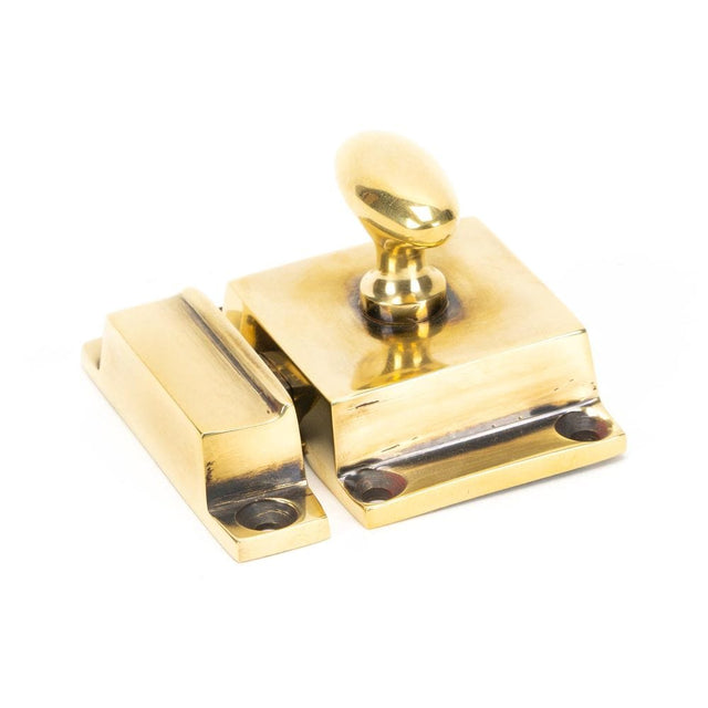 From The Anvil Cabinet Hardware Aged Brass / Cabinet Turn Catch From The Anvil - Aged Brass Cabinet Latch