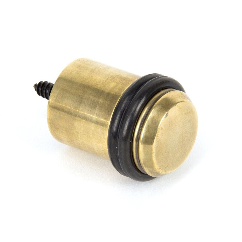 From The Anvil Door Furniture Aged Brass / Floor Door Stop From The Anvil - Aged Brass Floor Mounted Door Stop
