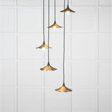 From The Anvil Electrical Aged Brass / Cluster Pendants From The Anvil - Aged Brass Flora Cluster Pendant