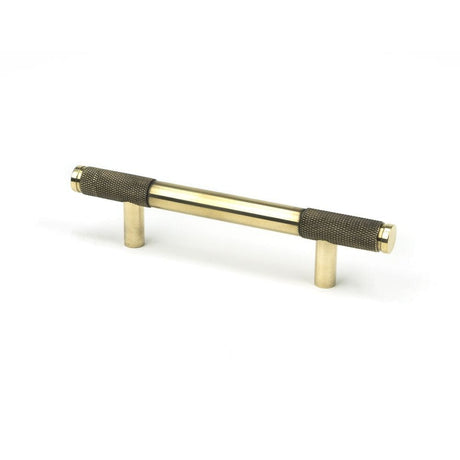 From The Anvil Cabinet Hardware Aged Brass / Cabinet Pull Handles / Small From The Anvil - Aged Brass Half Brompton Pull Handle - Small