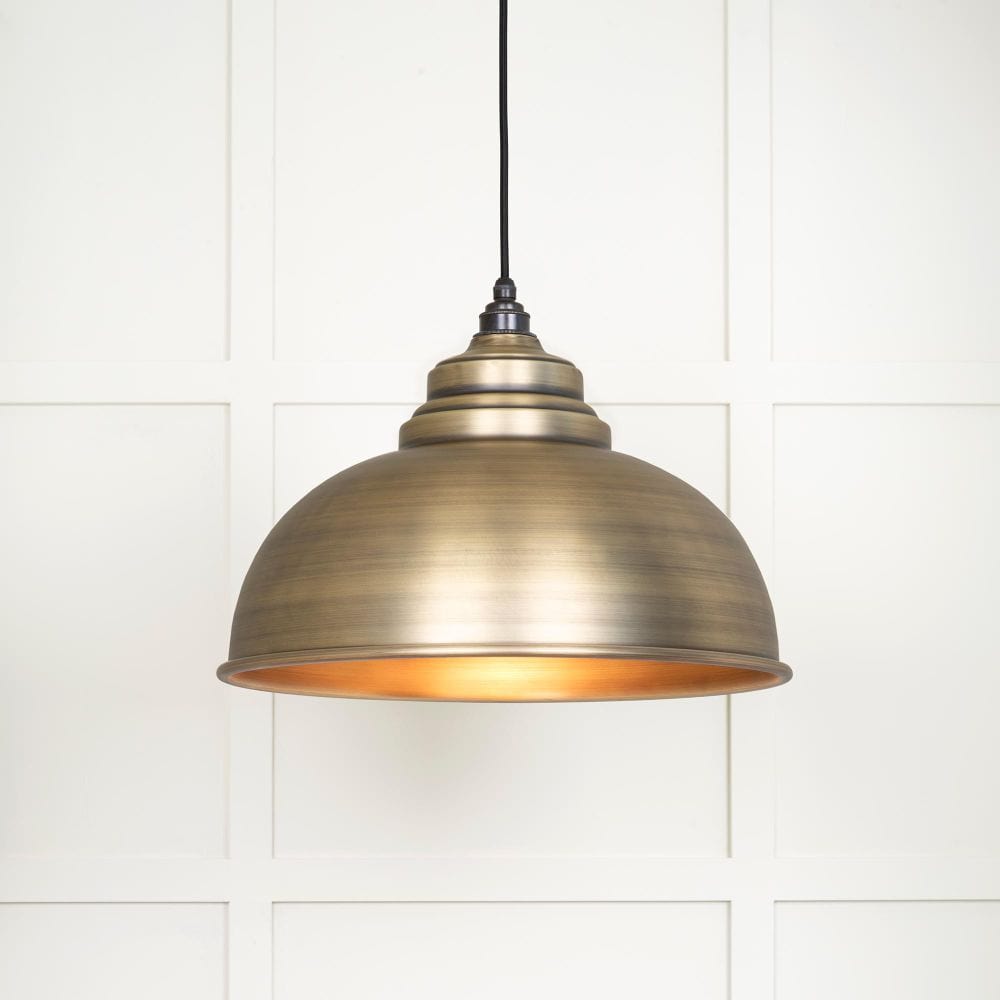 From The Anvil Electrical Aged Brass / Ceiling Pendants From The Anvil - Aged Brass Harborne Pendant