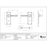 From The Anvil Door Furniture Aged Brass / Bathroom Lock Handles From The Anvil - Aged Brass Hinton Lever Bathroom Set