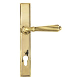 From The Anvil Door Furniture Aged Brass / Multi Point Lock Set / 92mm c/c From The Anvil - Aged Brass Hinton Slimline Lever Espag. Lock Set