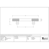 From The Anvil Cabinet Hardware Aged Brass / Cabinet Pull Handles / Small From The Anvil - Aged Brass Judd Pull Handle - Small