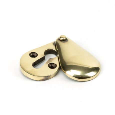 From The Anvil Door Furniture Aged Brass / Mortice Key Profile Escutcheons From The Anvil - Aged Brass Plain Escutcheon