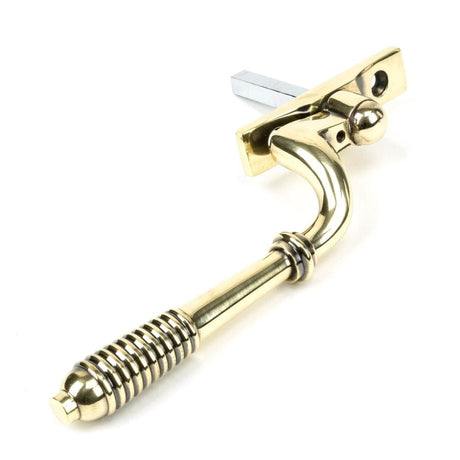 From The Anvil Window Furniture Aged Brass / Right Hand / Yes From The Anvil - Aged Brass Reeded Espag - RH