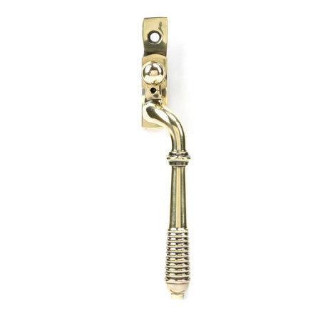 From The Anvil Window Furniture Aged Brass / Right Hand / Yes From The Anvil - Aged Brass Reeded Espag - RH