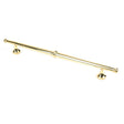 From The Anvil Cabinet Hardware Aged Brass / Cabinet Pull Handles / Large From The Anvil - Aged Brass Regency Pull Handle - Large