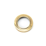 From The Anvil Door Furniture Aged Brass / Mortice Key Profile Escutcheons From The Anvil - Aged Brass Round Escutcheon (Plain)