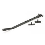 From The Anvil Window Furniture Aged Bronze / 12"/300mm From The Anvil - Aged Bronze 12" Hammered Newbury Stay