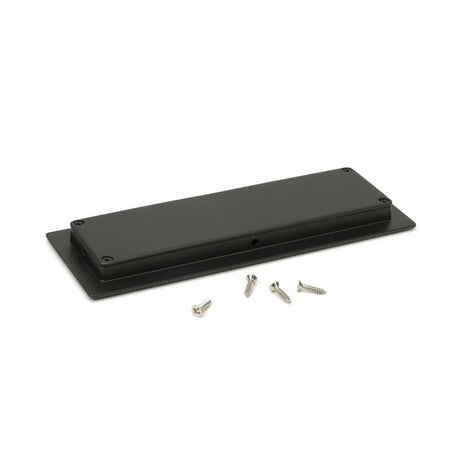 From The Anvil Door Furniture Aged Bronze / Flush Handle / Rectangular From The Anvil - Aged Bronze 175mm Art Deco Rectangular Pull