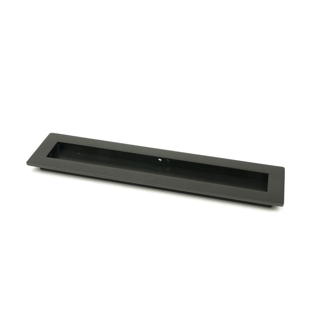 From The Anvil Door Furniture Aged Bronze / Flush Handle / Rectangular From The Anvil - Aged Bronze 250mm Art Deco Rectangular Pull