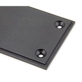 From The Anvil Door Furniture Aged Bronze / Finger Plates / 300 x 65mm From The Anvil - Aged Bronze 300mm Art Deco Fingerplate