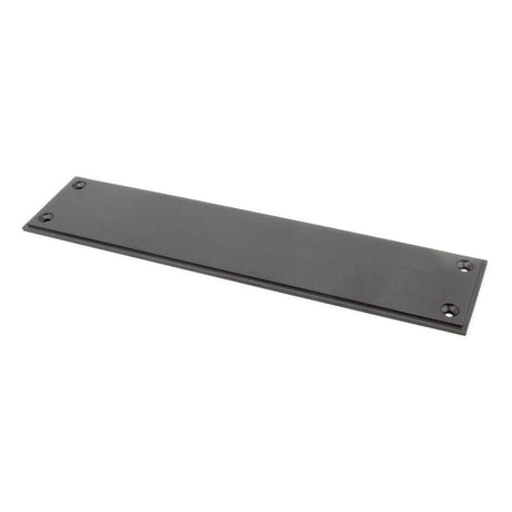 From The Anvil Door Furniture Aged Bronze / Finger Plates / 300 x 65mm From The Anvil - Aged Bronze 300mm Art Deco Fingerplate