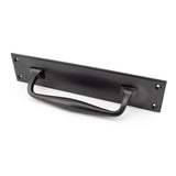 From The Anvil Door Furniture Aged Bronze / Pull Handle (Backplate) From The Anvil - Aged Bronze 300mm Art Deco Pull Handle on Backplate