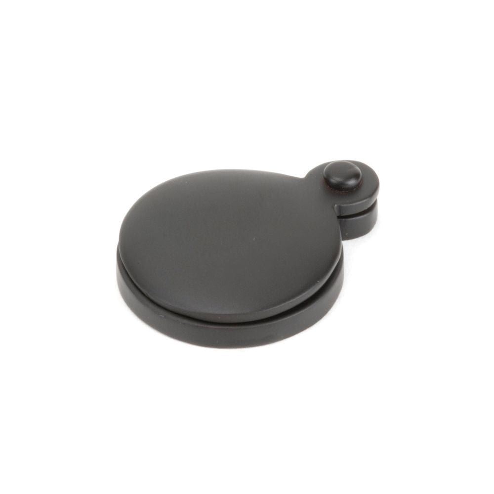 From The Anvil Door Furniture Aged Bronze / Mortice Key Profile Escutcheons From The Anvil - Aged Bronze 30mm Round Escutcheon
