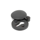 From The Anvil Door Furniture Aged Bronze / Mortice Key Profile Escutcheons From The Anvil - Aged Bronze 30mm Round Escutcheon