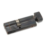 From The Anvil Locks & Latches Aged Bronze / Euro Cylinder & Turn / 35 x 45mm From The Anvil - Aged Bronze 35/45T 5pin Euro Cylinder/Thumbturn