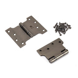 From The Anvil Hinges Aged Bronze / Parliament Hinges / 4" x (102mm) From The Anvil - Aged Bronze 4" x 3" x 5" Parliament Hinge (pair) ss