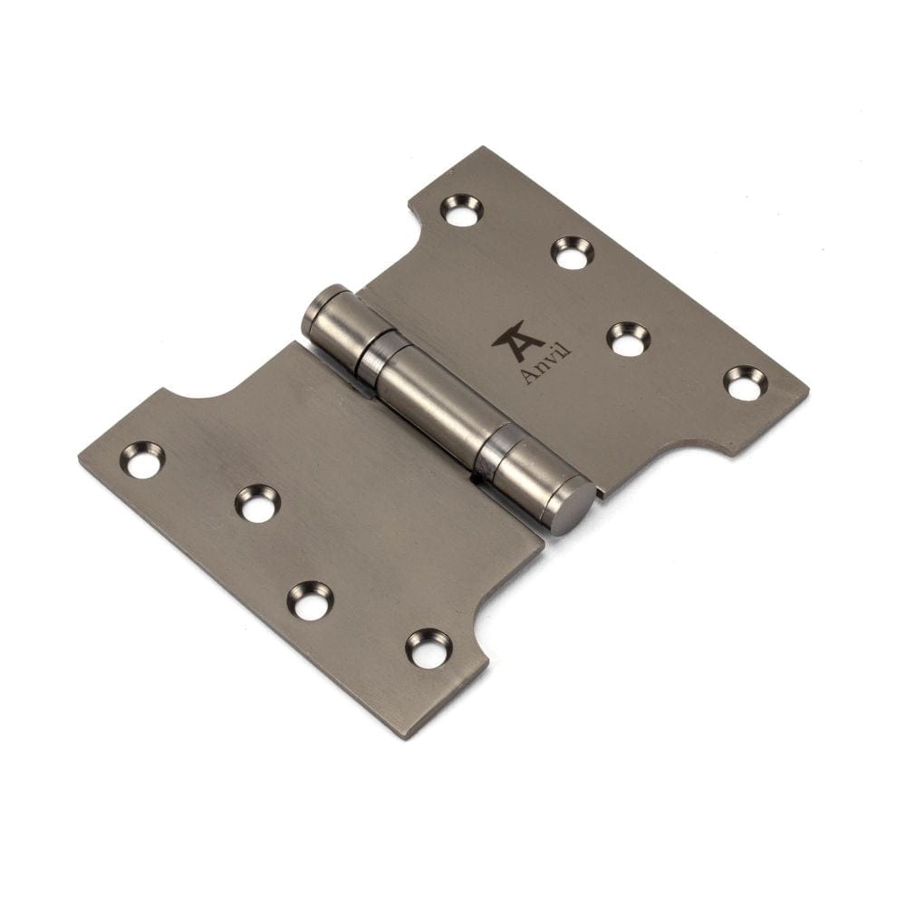 From The Anvil Hinges Aged Bronze / Parliament Hinges / 4" x (102mm) From The Anvil - Aged Bronze 4" x 3" x 5" Parliament Hinge (pair) ss