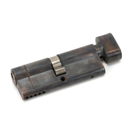 From The Anvil Locks & Latches Aged Bronze / Euro Cylinder & Turn / 40 x 40mm From The Anvil - Aged Bronze 40/40 5pin Euro Cylinder/Thumbturn KA