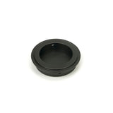 From The Anvil Door Furniture Aged Bronze / Flush Handle / Round From The Anvil - Aged Bronze 60mm Art Deco Round Pull