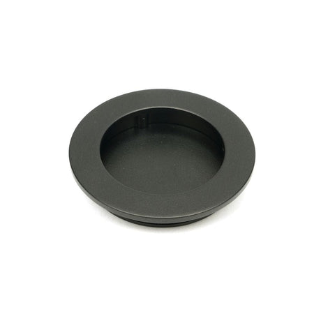 From The Anvil Door Furniture Aged Bronze / Flush Handle / Round From The Anvil - Aged Bronze 75mm Plain Round Pull