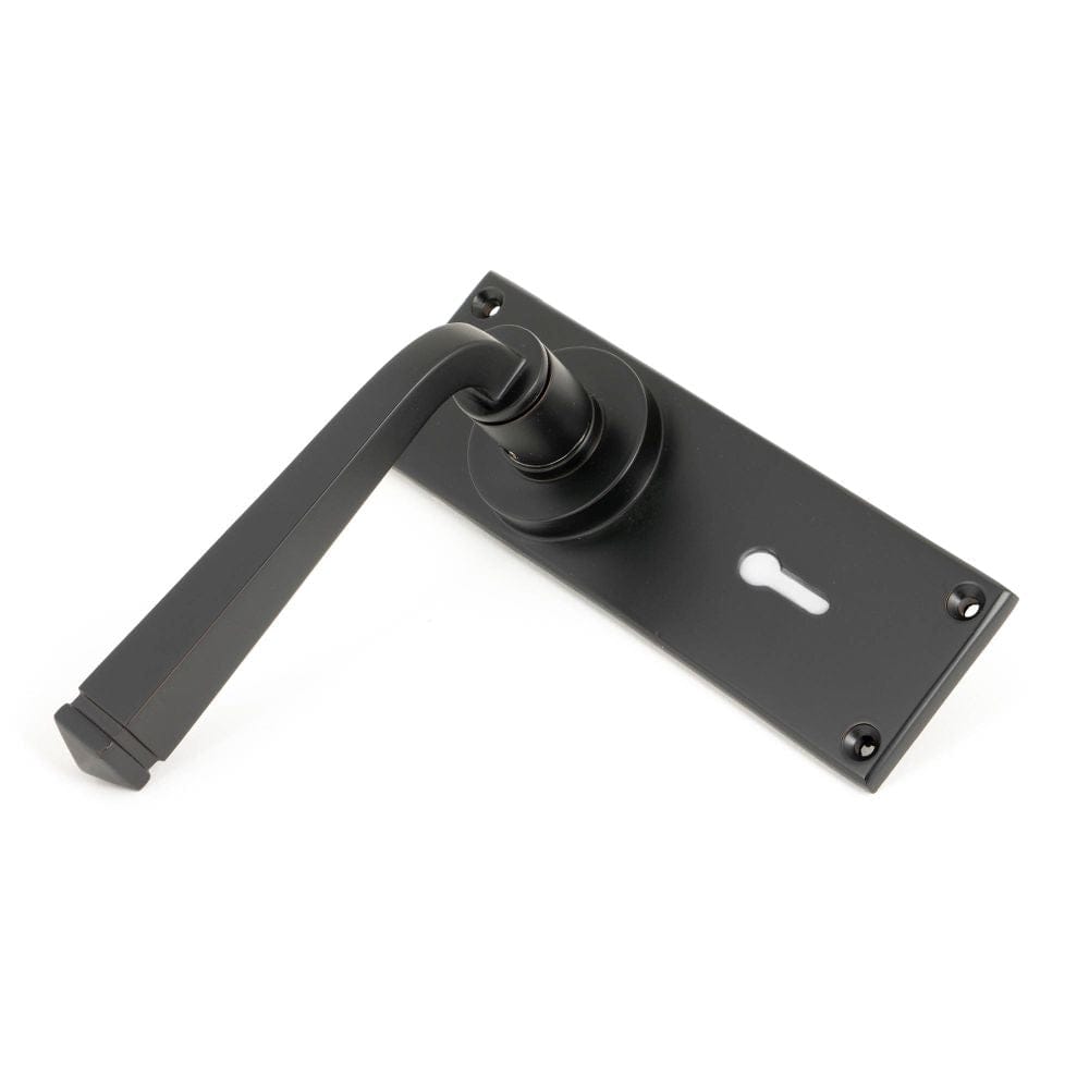 From The Anvil Door Furniture Aged Bronze / Std. Lock Handles From The Anvil - Aged Bronze Avon Lever Lock Set