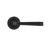 From The Anvil Door Furniture Aged Bronze / Round Rose From The Anvil - Aged Bronze Avon Round Lever on Rose Set (Plain) - Unsprung