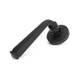 From The Anvil Door Furniture Aged Bronze / Round Rose From The Anvil - Aged Bronze Avon Round Lever on Rose Set (Plain) - Unsprung