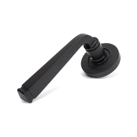 From The Anvil Door Furniture Aged Bronze / Round Rose From The Anvil - Aged Bronze Avon Round Lever on Rose Set (Plain) - Unsprung
