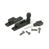 From The Anvil Window Furniture Aged Bronze / Sash Window Quadrant Fasteners / Yes From The Anvil - Aged Bronze Beehive Quadrant Fastener - Narrow
