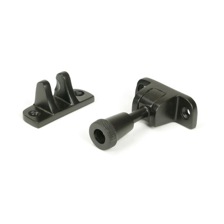 From The Anvil Window Furniture Aged Bronze / Sash Window Brighton Fasteners / Yes From The Anvil - Aged Bronze Brompton Brighton Fastener (Radiused)